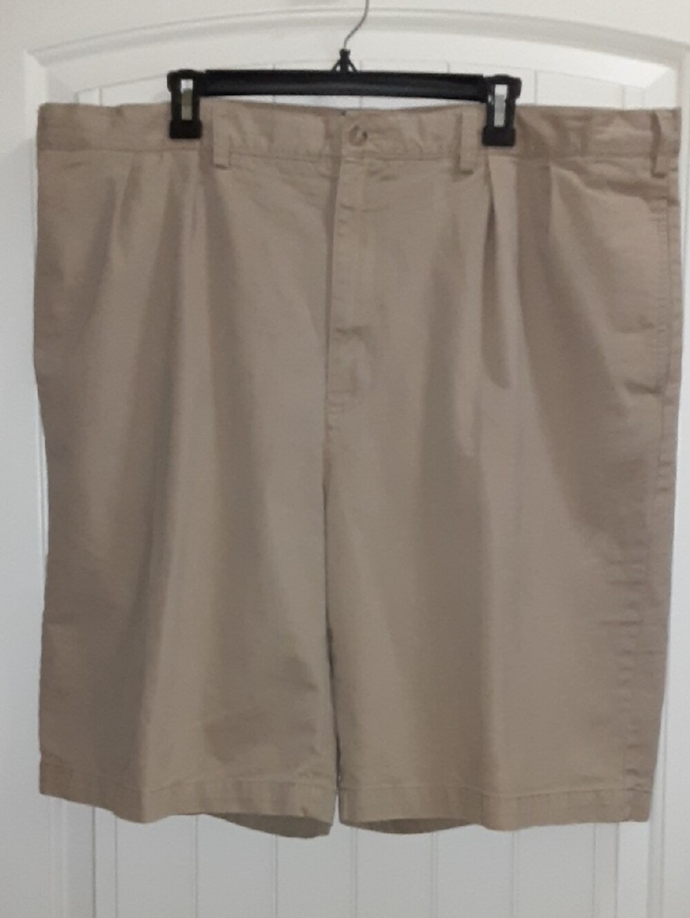 Polo Ralph Lauren Tyler pleated Chino Shorts Men's 44T Big & Tall Khaki Tan